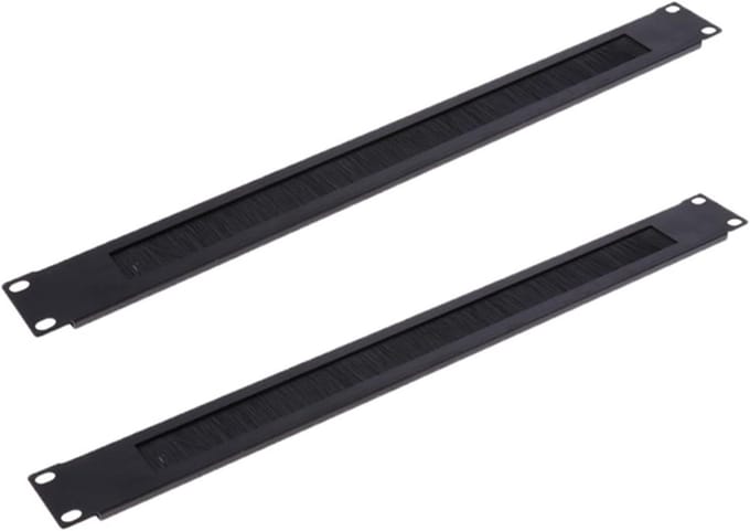Rack Mount Blinde Platen - Netwerk Paneel - Serverkast Inrichting - 19 Inch 1U Formaat - 48cm Breed - Zwart
