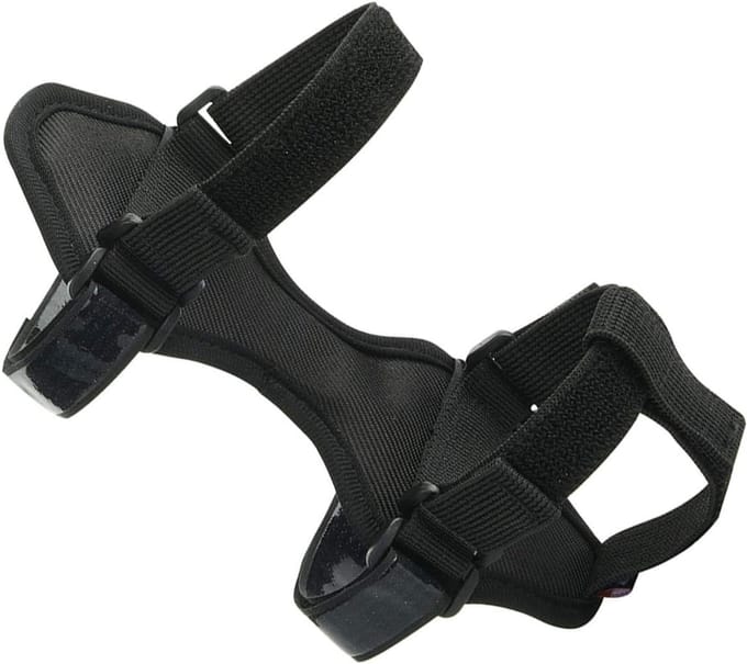 Bicycle Speaker Mount - Adjustable Strap - Roll Bar Magic Sticker - PU Speaker Mount Bike Belt voor de meeste fietsen - Draagbare Speaker (Zwart)