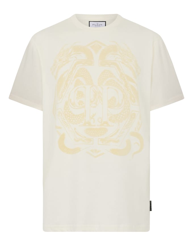 Printed Round Neck T-Shirt Dragon