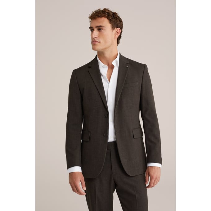 We Fashion Blazer Dark Brown Maat: 48 | Blazers Outlet | Heren | Bruin