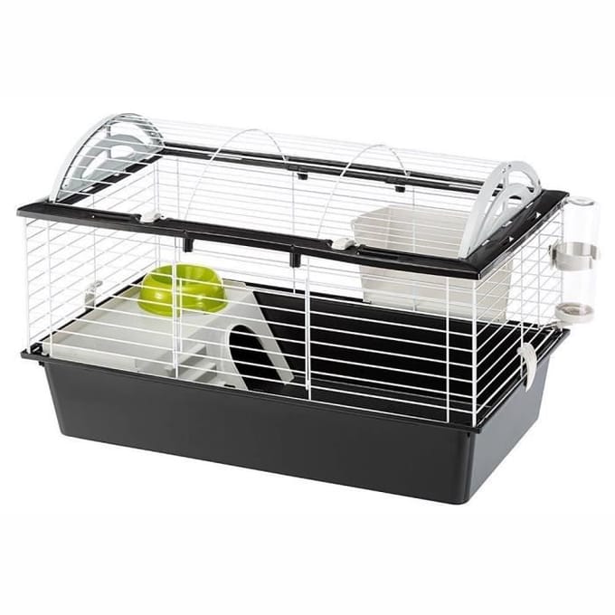 Cage cobaye ou lapin - FERPLAST - CASITA 80 - 78 x 48 x h 50 cm - Noir