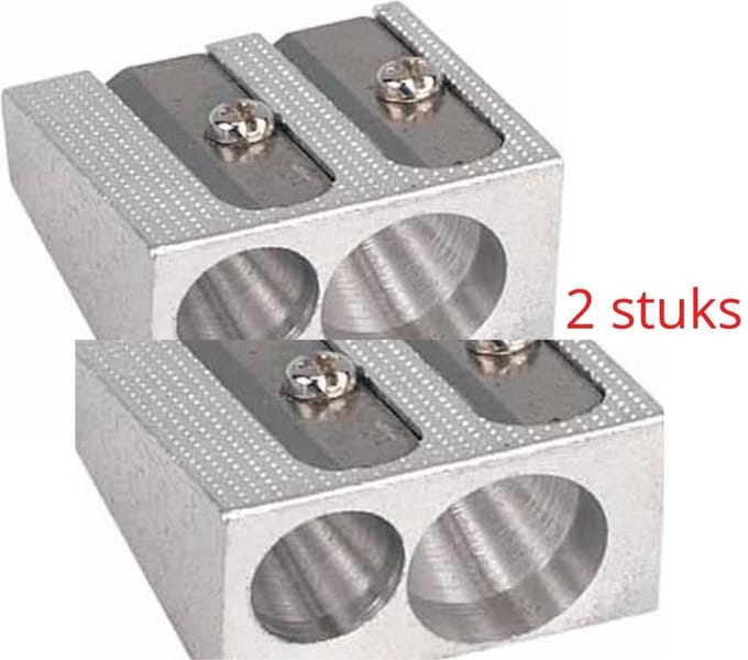 2xPuntenslijpers |Pootloodslijper 2 gaten | Puntslijper