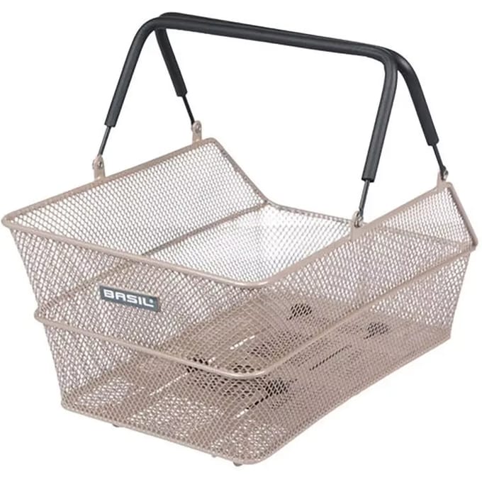 Basil Cento MIK fietsmand 39 x 24 x 13 cm - nude metallic