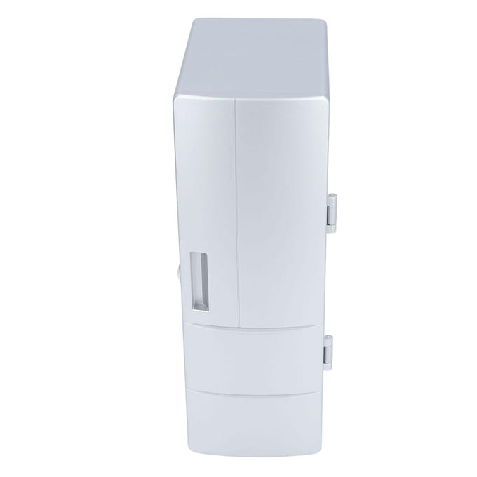 Draagbare Mini Koelkast 5W Efficiënt Multifunctioneel Houdt Koud Of Warm USB Koelkast voor Thuis Auto white