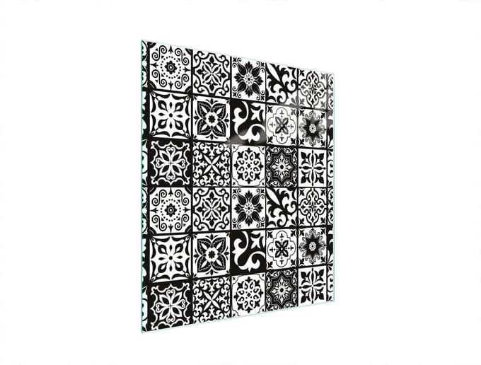 TMK ArtDeko Serie - Snijplank - 45x52cm - Glas - Mozaïekpatroon
