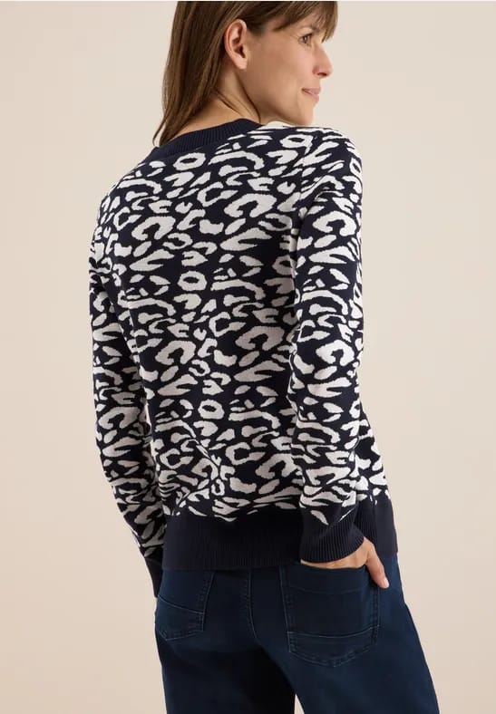 Leo jacquard trui