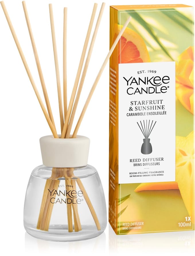 Yankee Candle - Starfruit & Sunshine Geurstokjes 100 ml - tot 6 weken geur