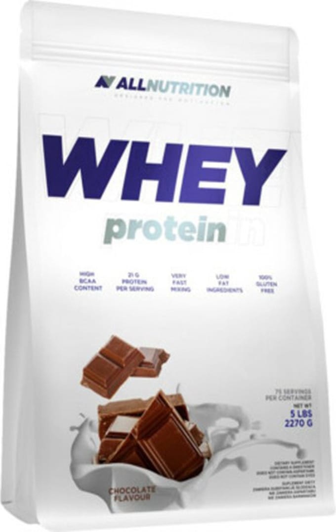 AllNutrition | Whey protein | Chocolate | 908gr 30 servings | Eiwitshake | Proteïne shake | Eiwitten | Whey Proteïne | Supplement | Concentraat | Nutriworld