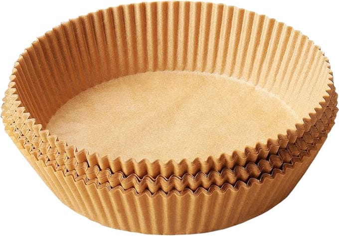Airfryer papieren bakjes - Heteluchtfriteuse bakjes - 16 cm - 50 pack