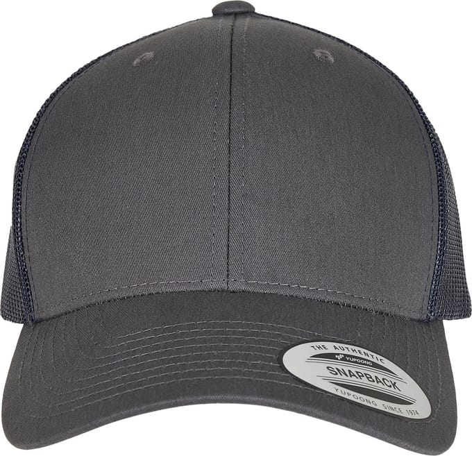 Flexfit - Retro Trucker 2Tone charcoal/navy one size Pet - Grijs/Blauw