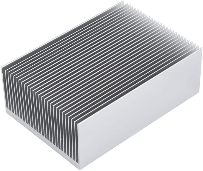 Groot aluminium koellichaam 120 mm - Efficiënte koeling voor IC-module, PC en printplaat