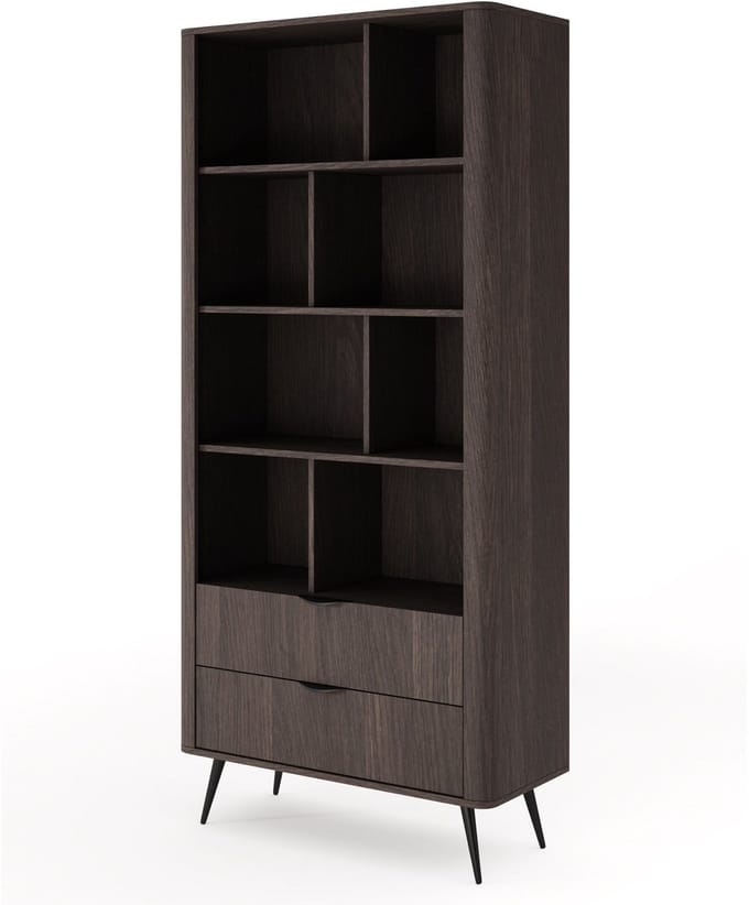 Selsey Veris - Open kast met 2 lades, Dunin eiken, 88 cm