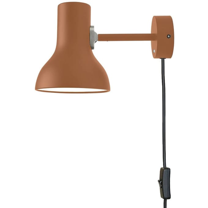 Anglepoise Type 75 Mini Wandlamp Margaret Howell Edition met Snoer Sienna