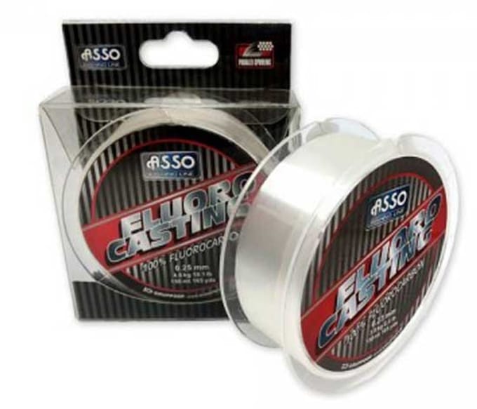 Asso Casting 150 M Flurocarbon Transparant 0.230 mm