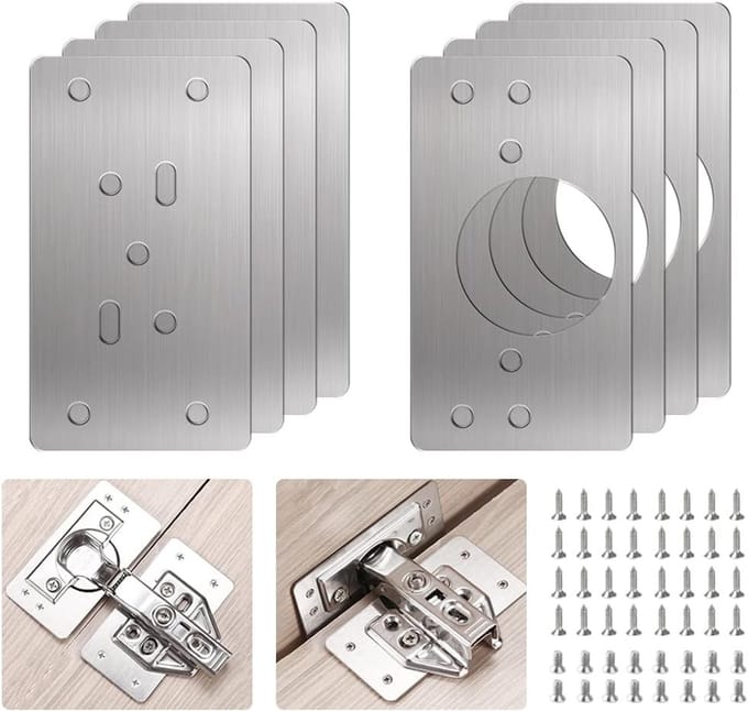 Famanu - Set van 4 elastische auto-opbergnetten 36x18 cm, multifunctioneel bagagenet – Zwart