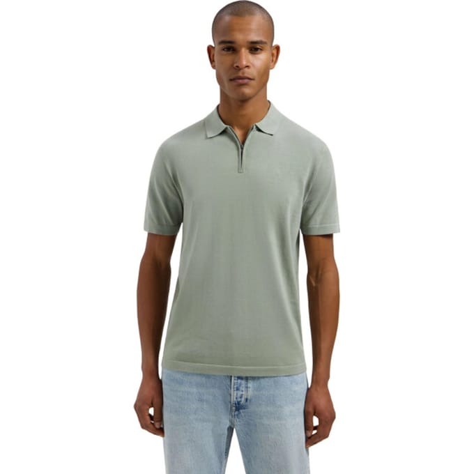 Dstrezzed Ds dorian zip polo