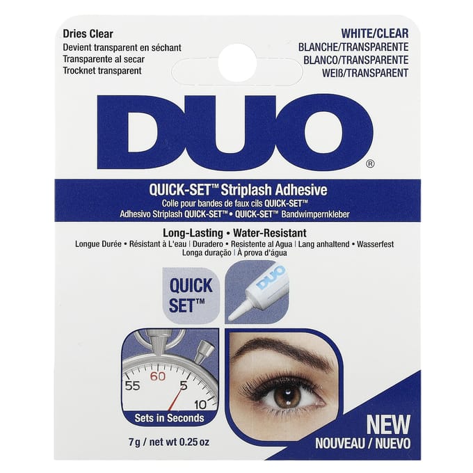 Quick-Set™ Striplash Lijm, Wit/Transparant, 7G (0.25oz) white