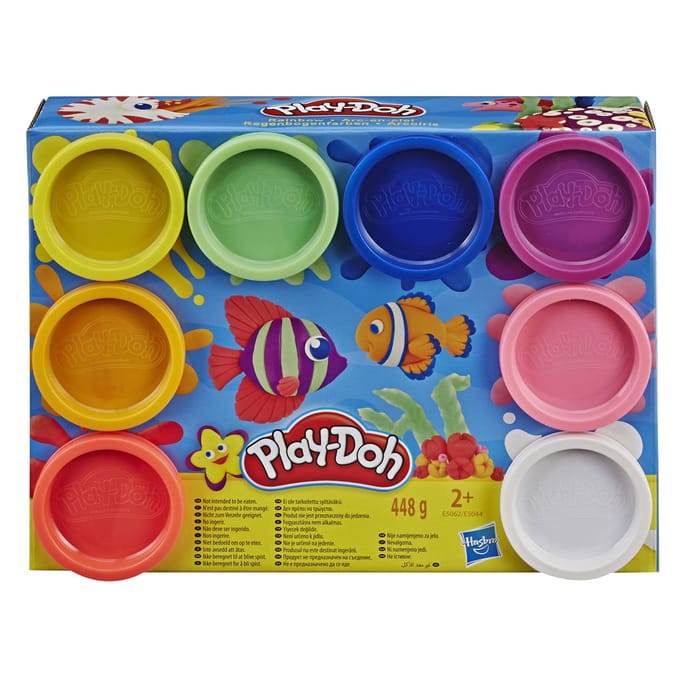 Play-Doh Regenboog 8-pack - E5062 - blauwe doos Klei