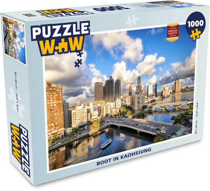 Puzzel Boot in Kaohsiung - Legpuzzel - Puzzel 1000 stukjes volwassenen