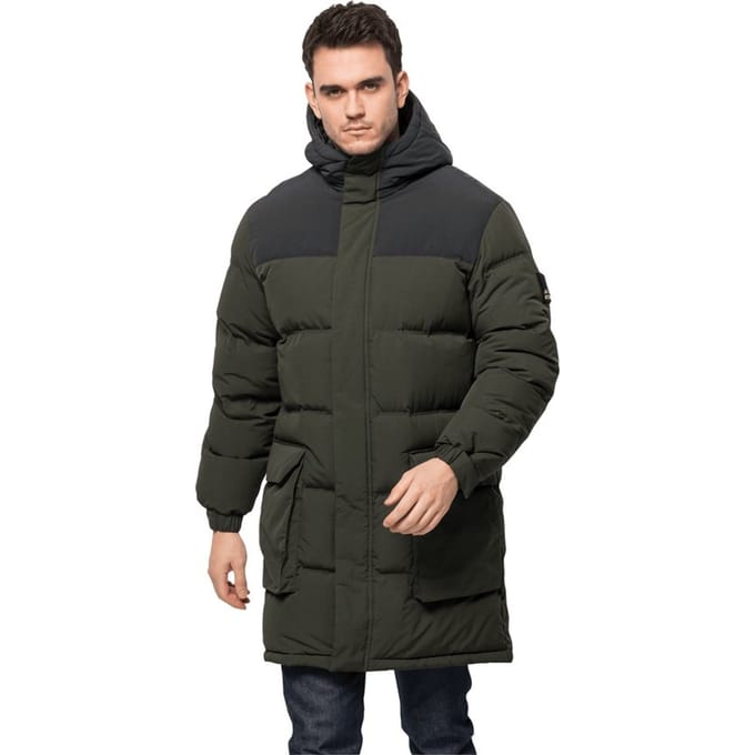 Jack Wolfskin - Maat S -  Alex Long Down Outdoorjas voor Heren