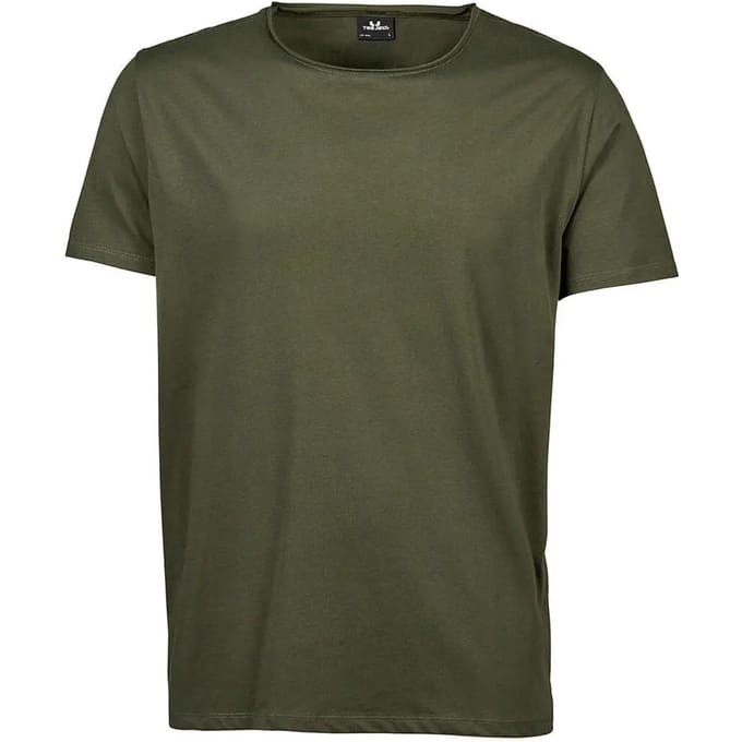 Tee Jays - MenÂ´s Raw-Edge Tee - Olive maat XXL