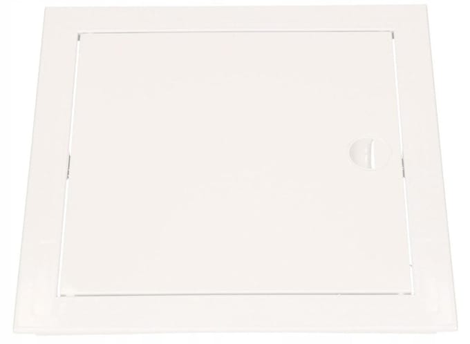 Inspectieluik Kunststof Wit 100x100mm - Toegangsluik Ventilatie