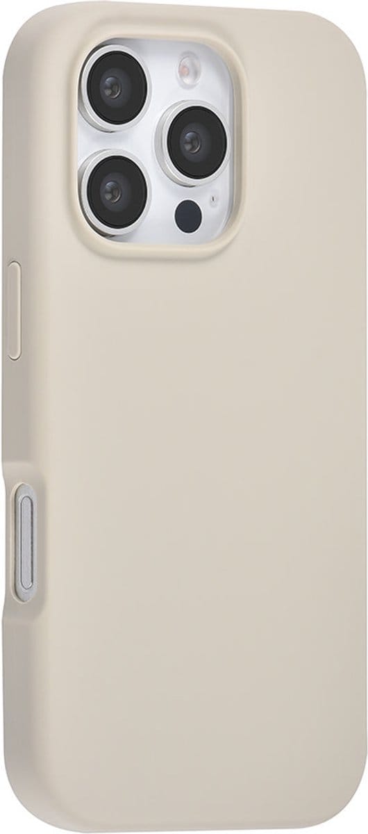 TUNIQ - iPhone 16 Pro - Backcase - Premium Liquid - silicone - Grijs