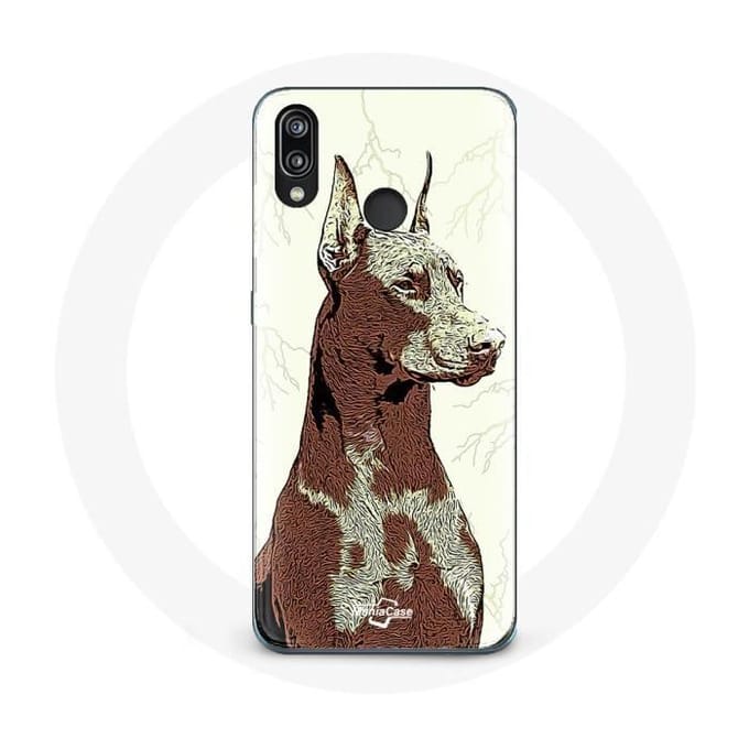 Case voor Huawei P20 Lite Doberman hondenras