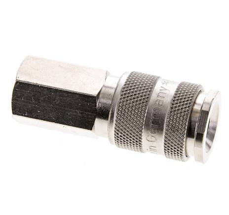 Vernikkeld Messing DN 5.5 (Orion) Luchtkoppeling Snelkoppeling G 1/4 inch Binnendraad - CLS5ARO-F-BN-BL-014