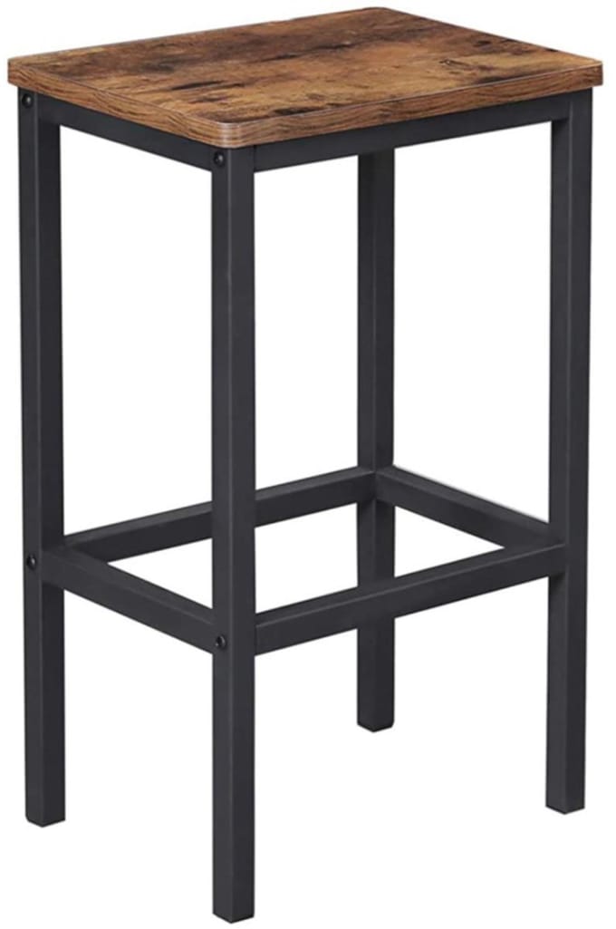 BEGRYF Industrieel - Barkruk - 65 cm Hoog - Vintage Bruin - Met Voetensteun