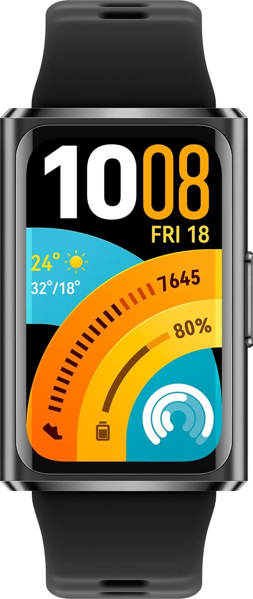 Huawei Band 11 Pro / Zwart Aluminium legering behuizing/ Touchscreen / Slaaptracker / Bluetooth / 14-dagen batterijduur / 5 ATM waterdicht /Compatibel