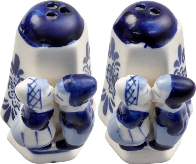 Elcee-Haly – Tafelen – Keramische peper & zout molens - Delfsblauw