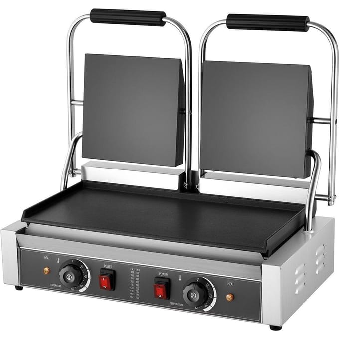 Presse Panini Grill Sandwich Maker Plaque de Cuisson 48x23cm