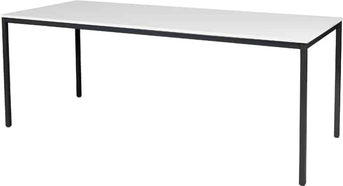 Bureautafel - Domino Basic 180x80 logan - alu frame