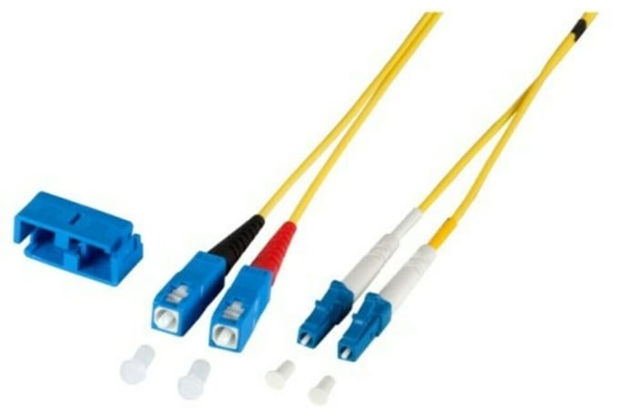 Danicom OS2 duplex glasvezel kabel LC-SC 20m