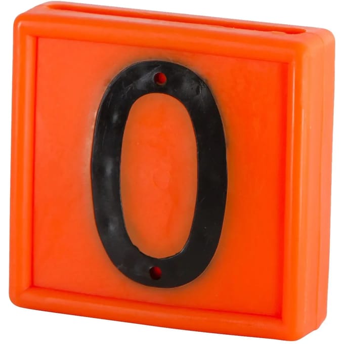 Genummerde markeerkraag om op de armband te schuiven Kerbl N°0 (x10)