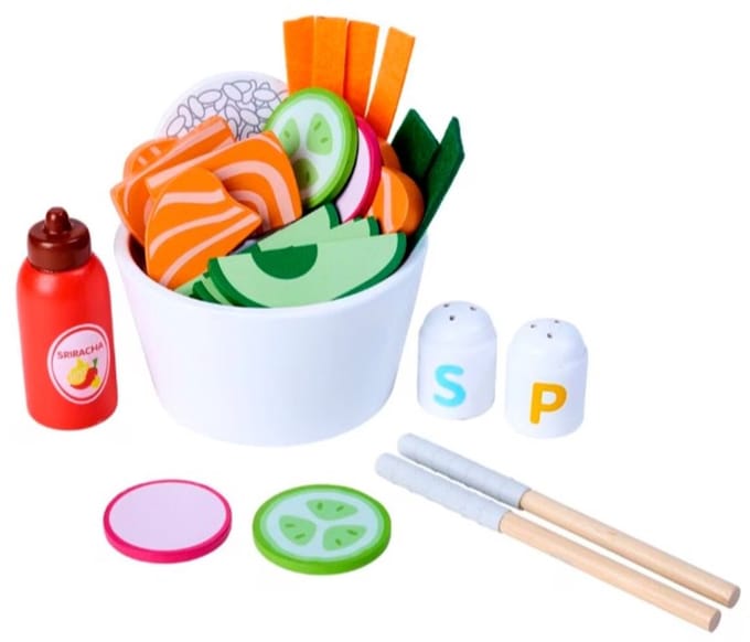 Playing Kids Houten Pokebowl Set