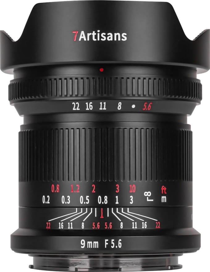 7Artisans 9mm F5.6 L-Mount Upgraded Black
