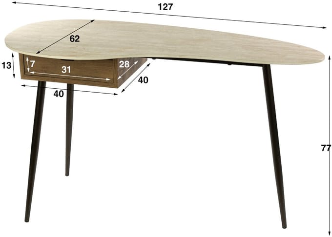 AnLi Style Kaptafel Travino 1L