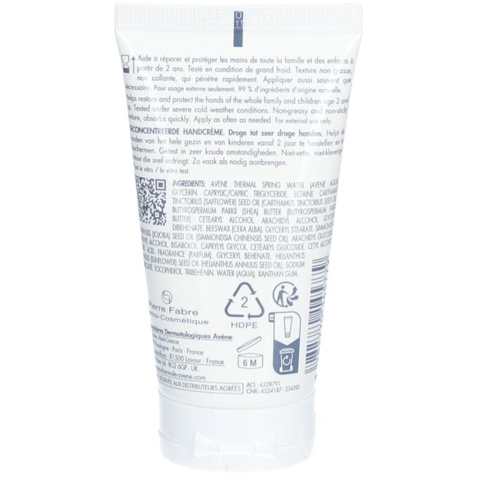 Avène Cold Cream Geconcentreerde handcrème | zeer droge handen 50 Crème