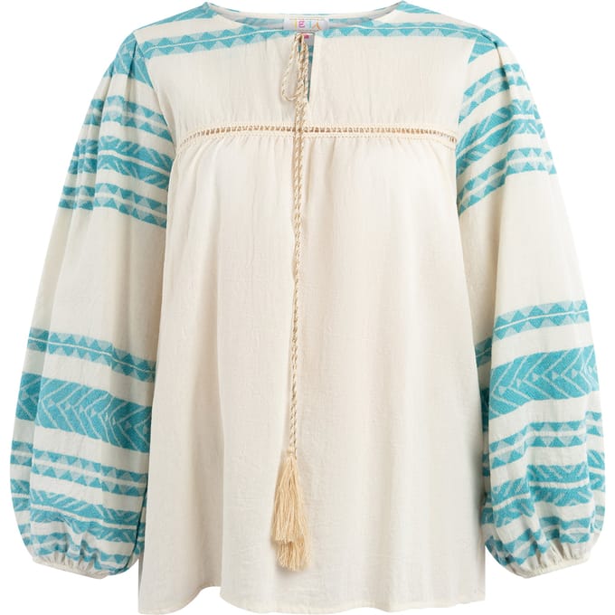 IZIA Blouse Dames turkoois