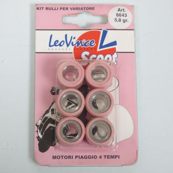 Variateurrol Leovince voor Scooter Beta 125 Eikon 2000 tot 2004 19x17 5.8Grs Nieuw