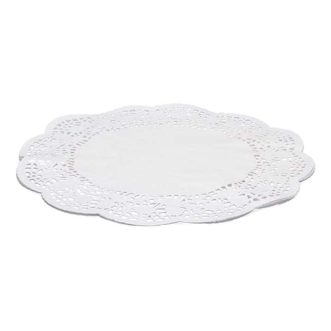 Patisse taartranden 36 cm wit - 6 stuks