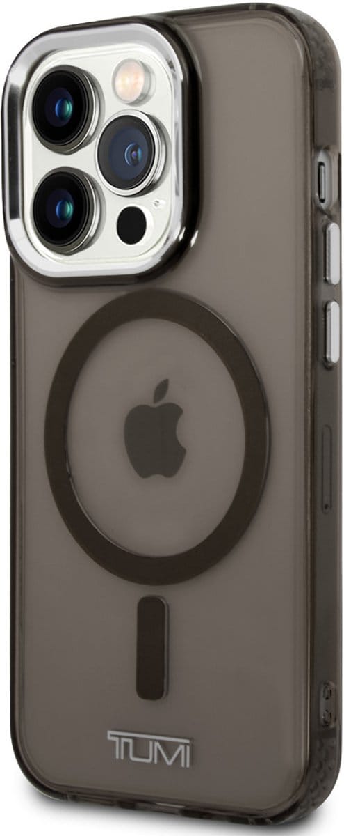 Tumi iPhone 14 Pro Back cover case - Magsafe Clear Case - Black