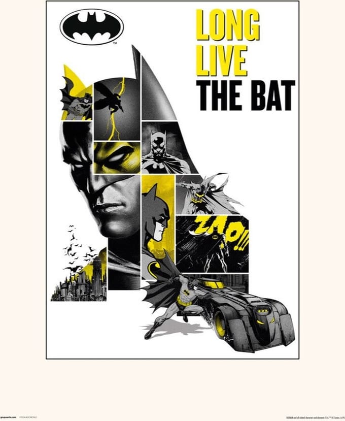 DC COMICS BATMAN - Art Collector Print 30x40 cm