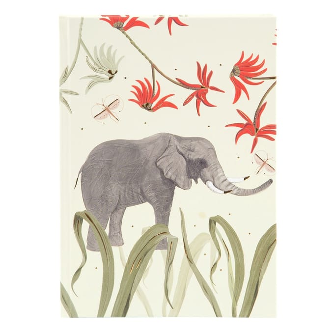 Goldbuch - Notitieboek A5 Dieren in het Wild - Olifant