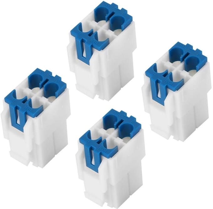 Dailygoody - 5 Stks 4 Pin Radio Power Cable Connector - Ideaal voor