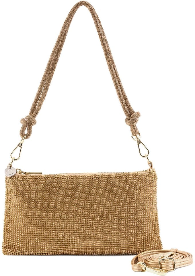 SEIDENFELT MANUFAKTUR clutch Hallila Pouch Gold goudkleurig