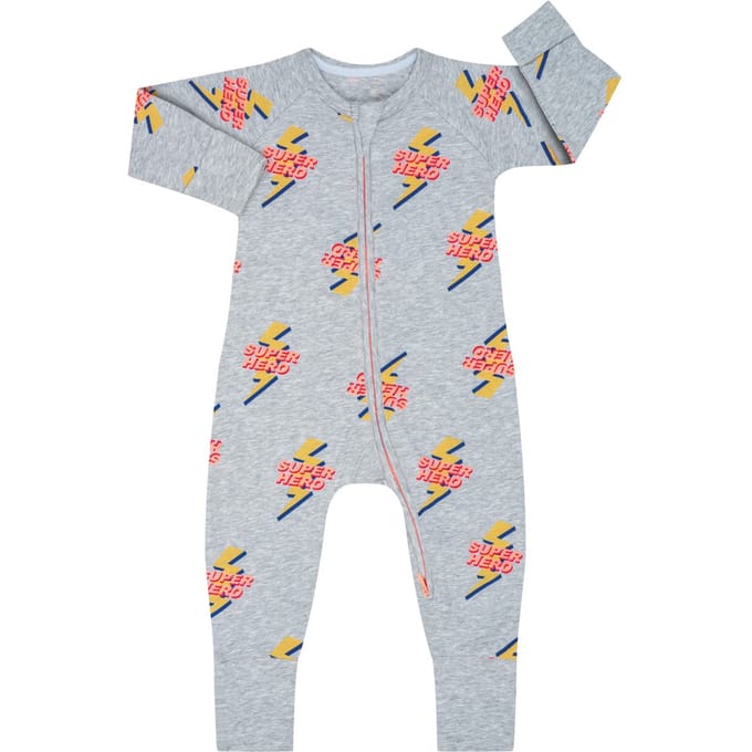 Romper met lange mouwen en rits D0A0G baby