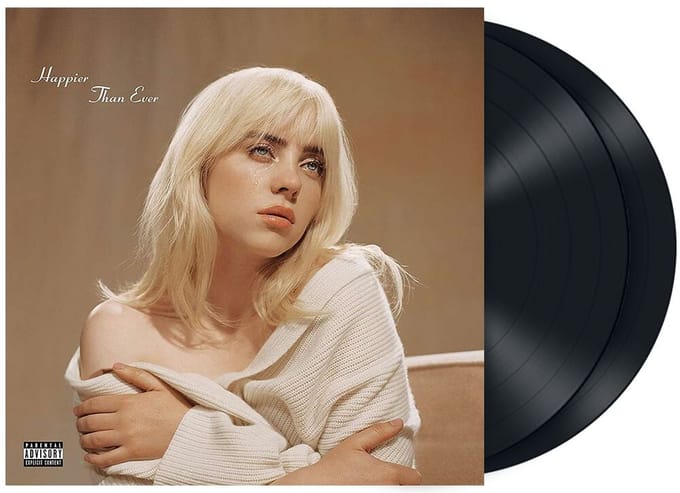 Billie Eilish - Happier Than Ever (2 LP) (Black Recycled Vinyl)
